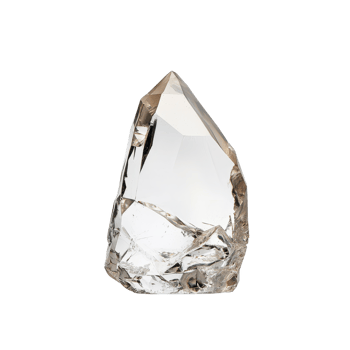 A stunning crystal piece reflecting light and adding elegance to any setting. png