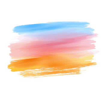 A vibrant watercolor brush stroke showcasing soft colors and artistic flair. png