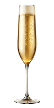 golden champagne glass png
