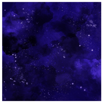 Dark blue and purple sky with stars and clouds, Cosmic background png