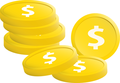 Gold Coin,Dollar Coin, Currency, Cryptocurrency, Money Icon png