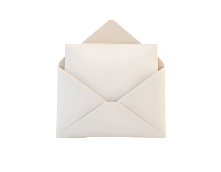 A Blank White Envelope, Ready for a Message png