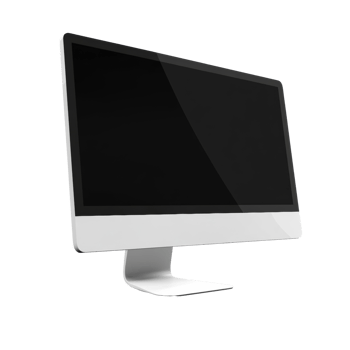 Modern All in One Computer Display Screen png