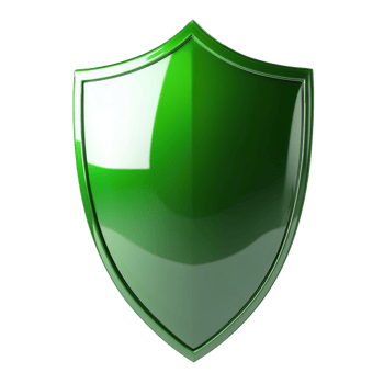 A Shiny Green Protective Shield Image png