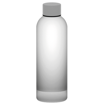 3d render bottle with transparent background png