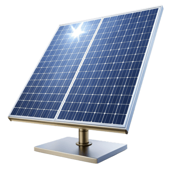 Modern Solar Panel System on Adjustable Mount png