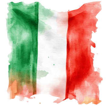 Abstract Watercolor Italian Flag Design png