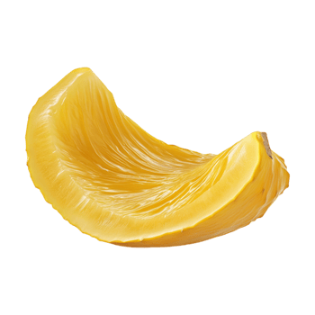 a piece of mango on a transparent background png