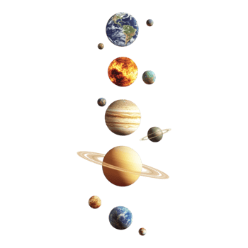 The Solar System Isolated Against transparent Background png