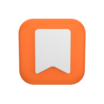 bookmark save button 3d icon png