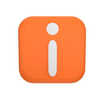 information button 3d icon png