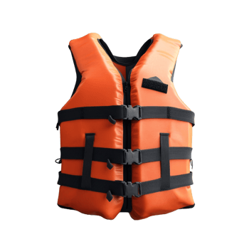 Life jacket on a transparent background png