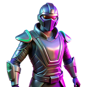 Futuristic Armored Warrior in a Visionary Three Dimensional Scene of Combat png