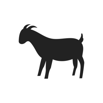 Silhouette of A Goat or Sheep png