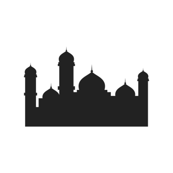 silhouette Of Mosque png