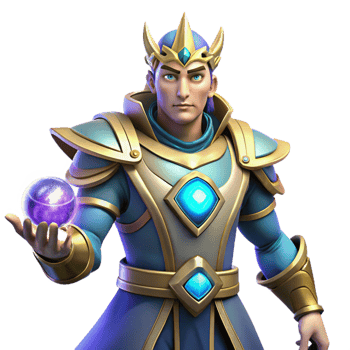 Royal Sorcerer Magic Fantasy A magical scene of a sorcerer navigating a world of magic and fantasy, capturing the essence of enchantment in a digital world. png