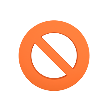 blocked 3d icon png