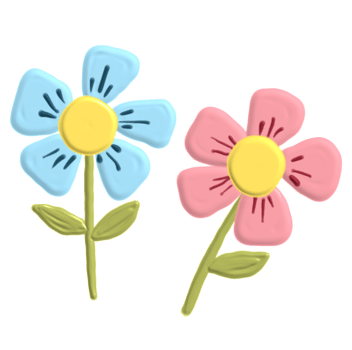 cute flower in the garden png