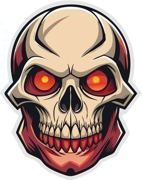 Mystic Skull Available on EPS File vector