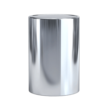 Silver Cylinder on Transparent Background png