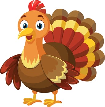 Proud Turkey Available on EPS File vector