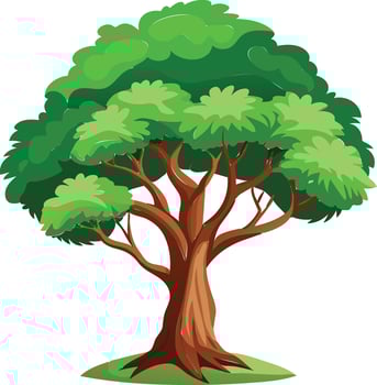 Serene Tree Available on EPS File vector