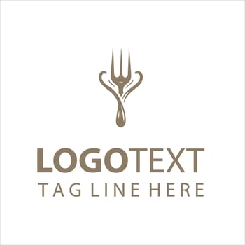 Forkable fork logo vector
