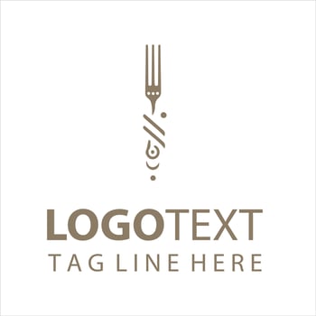 Forked Goodness fork logo vector