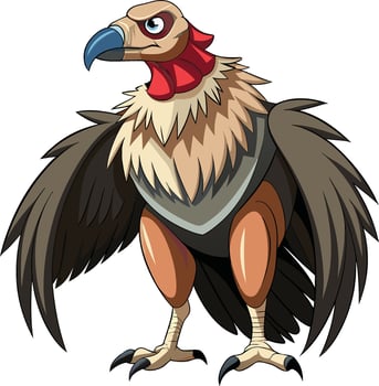 Distinctive Vulture Available on EPS File vector