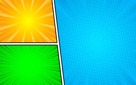 colorful pop art comic background. vector