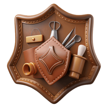 Artisan Leather Tool Kit 3D Render Illustration png