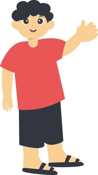 World Children Day Character in Cartoon Style. vector