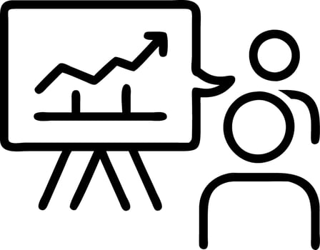 Business meeting presenting and analyzing for management and new project illustrating strategic planning teamwork and data driven decisions in to corporate environment vector