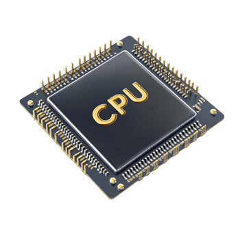 A detailed view of a central processing unit png