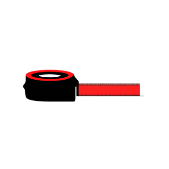 Red Measuring Tape Dispenser Illustration Design png