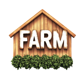 Wooden Farm House Sign with Greenery png