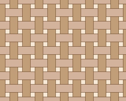 Rattan seamless pattern. Texture of the weave. Flat vector
