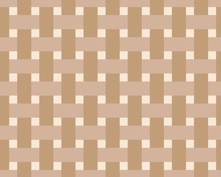 Rattan flat seamless pattern. Texture of the weave. vector