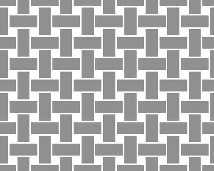 Rattan grey seamless pattern. Texture of the weave. vector