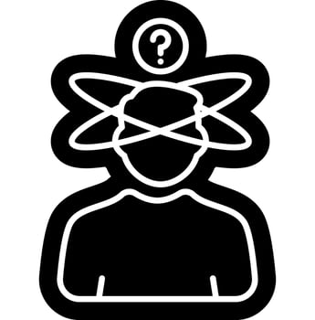 Elderly Mental Health Icon vector