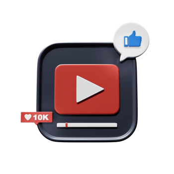 3d social media icons, online communication, digital marketing symbols. Like button. Elements for networking sites, applications png