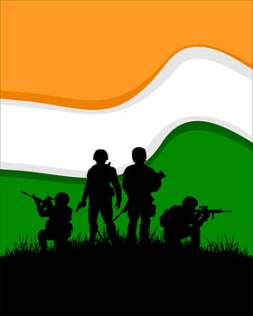 vijay diwas victory day military army indian independence day vector