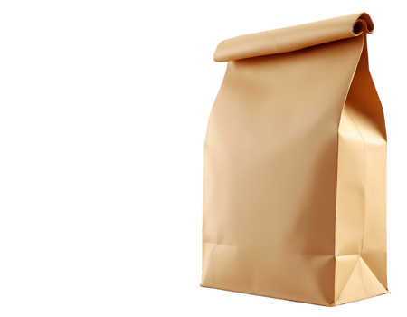 A Simple Brown Paper Bag Packaging and Design png