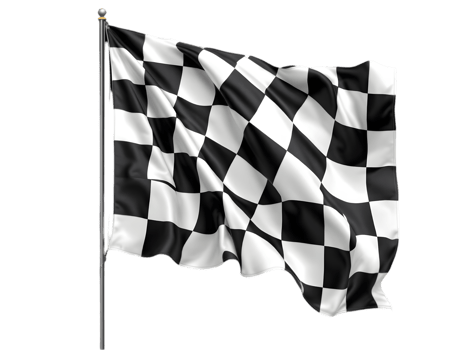 Checkered Flag A Symbol of Victory and Competition png