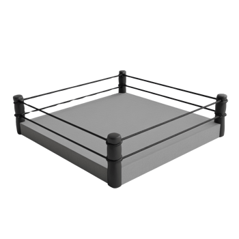 A simple three dimensional model of a wrestling ring png
