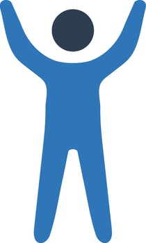 Body exercise icon vector