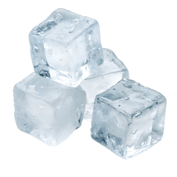 Clear Ice Cubes Cut Out Transparent Background png