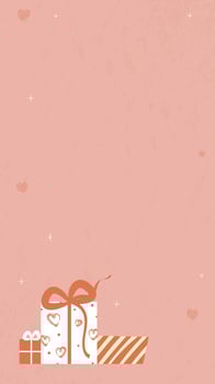 Set of Valentine's Day gift boxes.Pink background with empty space for text.Promotion. Vertical Template for cards,invitations, banners.Love and Valentine's day concept. vector