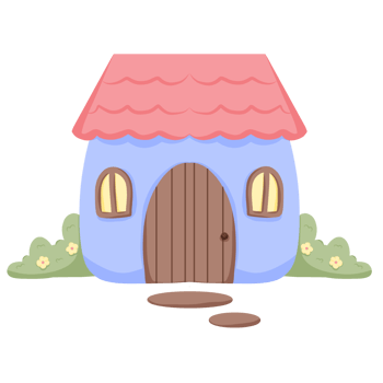 Cute Blue House png