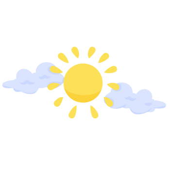 Cute Sunny Cloudy png
